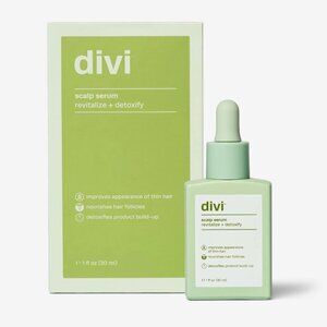 Divi Scalp Serum Revitalize + Detoxify 1 Oz 30 mL Full Size For Thin Hair NEW